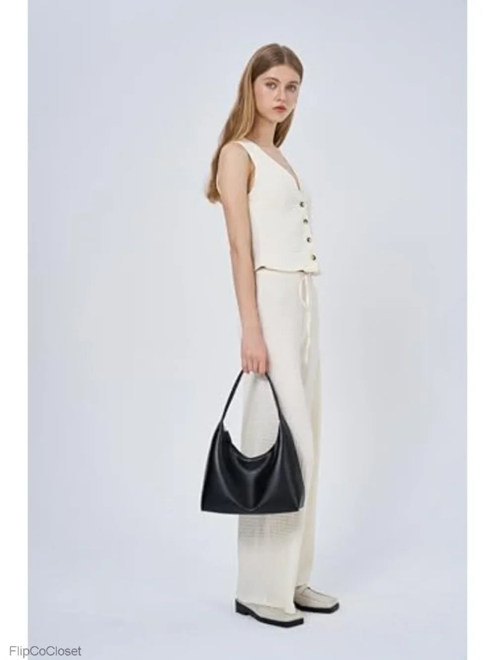 Small Hobo Bag Faux Leather Crescent Purse Y2K Boho Shoulder Bag for Women